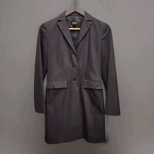 BCBG MAXAZRIA Long Blazer Jacket Black Size 0